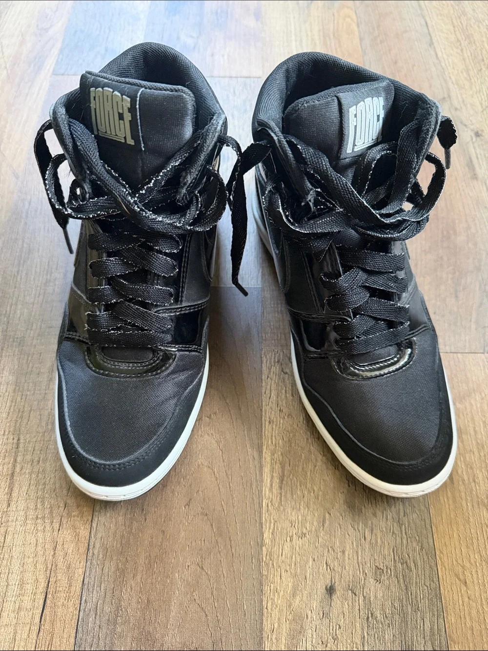 Nike Force Dunk Sky Hi Hidden Wedge Women’s 8.5 RARE Excellent Condition